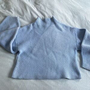 Baby blue chunky sweater